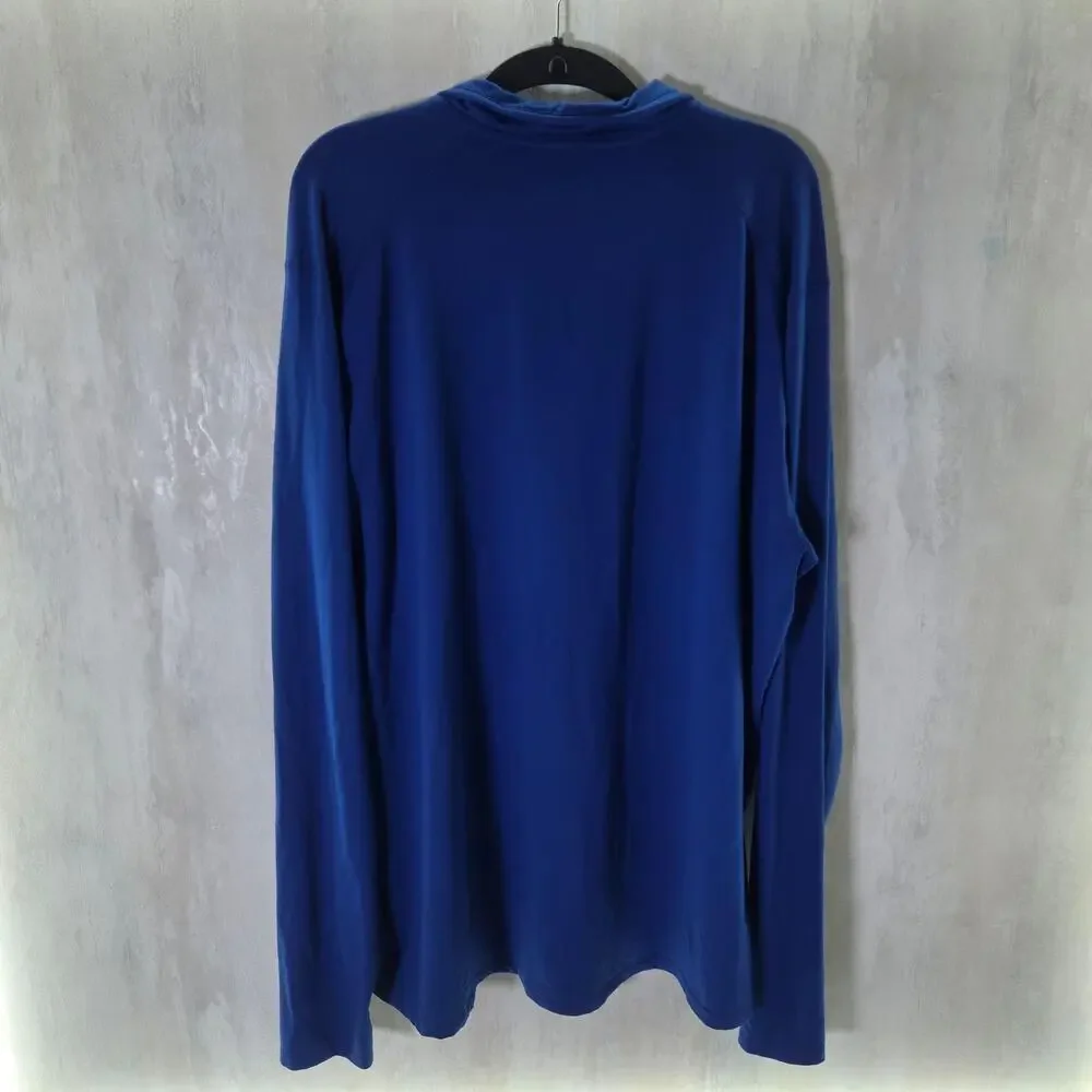 Los Angeles Dodgers Shirt Mens XL Blue MLB Baseball Nike Dri Fit Quarter Zip